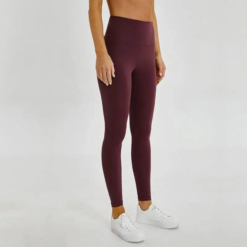 LOVEMI - Lovemi - Fitness high waist tight cropped trousers