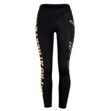 LOVEMI - Lovemi - Gold lettered offset sports pants