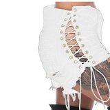 GOTHIC RIPPED MINI JEAN SHORTS-198white-14