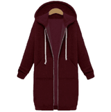 LOVEMI - Lovemi - Hooded long-sleeved winter sweater women's jacket