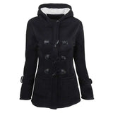 LOVEMI - Lovemi - Horn buckle coat female