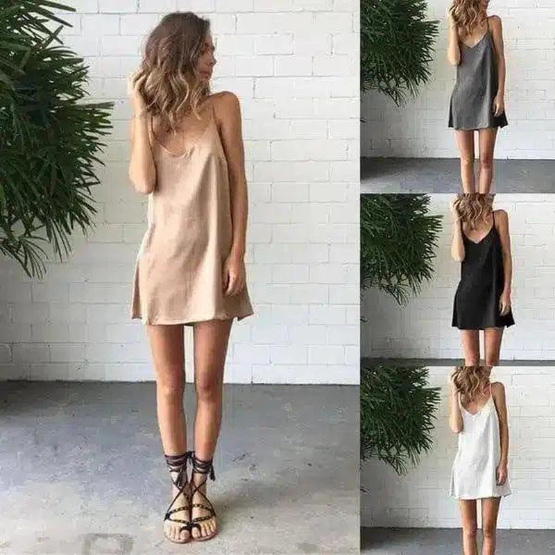 Sleeveless Casual Summer Dress-1