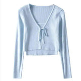 LOVEMI - Lovemi - Long Sleeve Cardigan Two-piece Female Sun