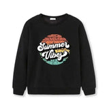 Men And Women Fashion Sports And Leisure Long-Sleeved-Black-2