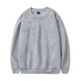 Men's and women's sweater fashion tide brand printing casual-Grey-3