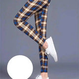 LOVEMI - Lovemi - Milk silk check leggings