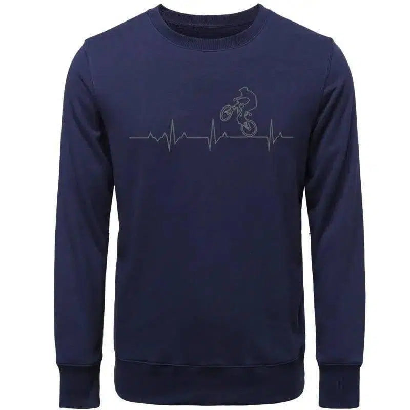 Printed pullover sweater-06Navy Blue-3