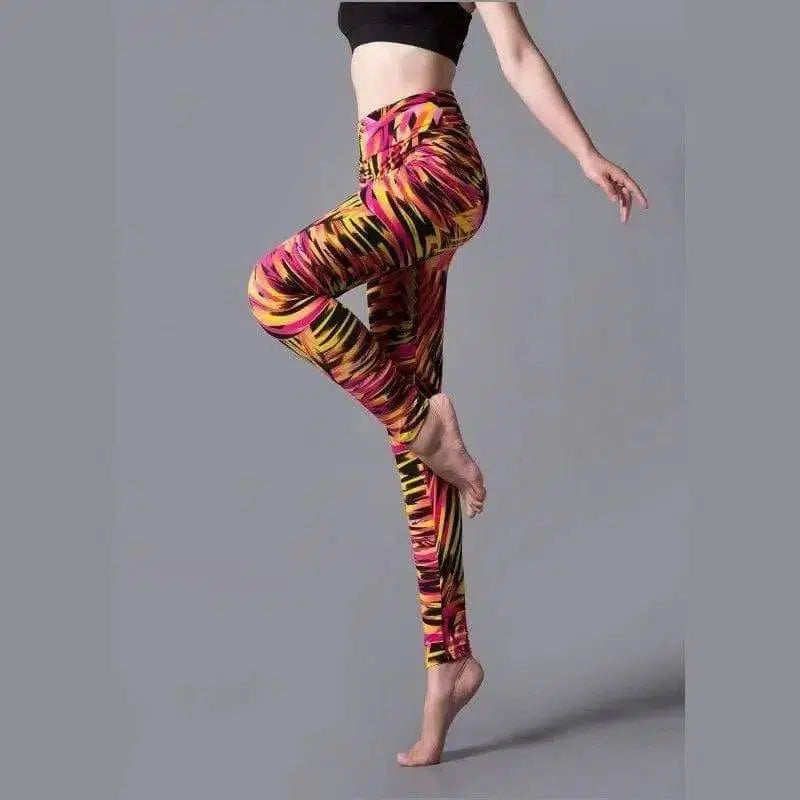 Printed yoga leggings-7