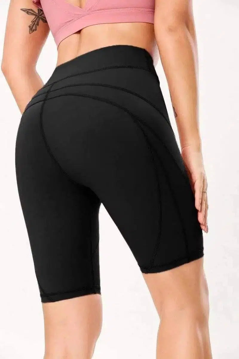 Reversible Brushed Nude Yoga Pants-Black-3