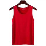 Women's Sleeveless Casual Tank Top-Red-10