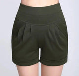 Shorts Chiffon Women Cotton Casual-16