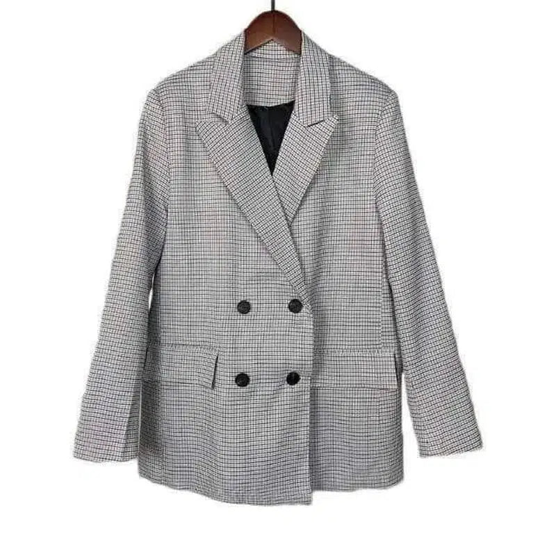 LOVEMI - Lovemi - Spring Blazer Women Double Breasted Oversized