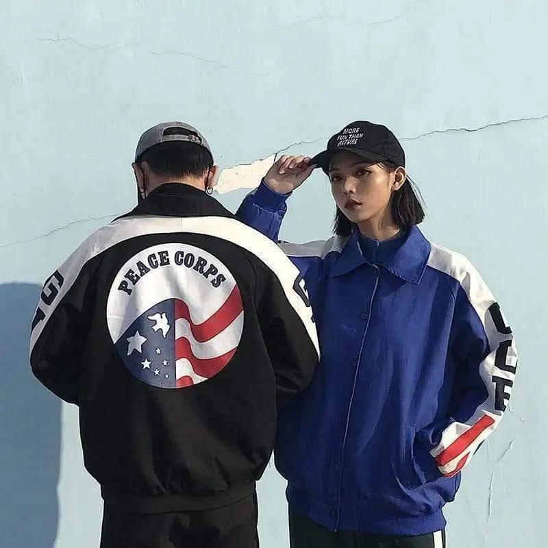 LOVEMI - Lovemi - Street hip hop jacket baseball jacket