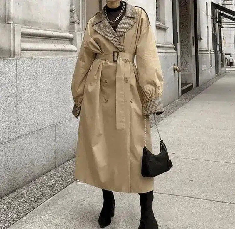 Trench coat-Khaki-1