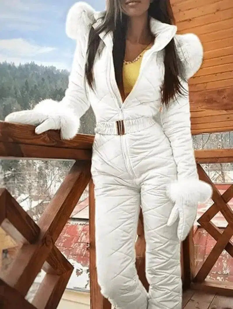 LOVEMI - Lovemi - Winter Outdoor Body Hoodie Ski Suit Coat Women