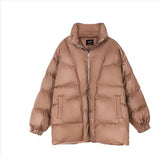 Puffer Jackets for Cold Weather Comfort-Light coffee-4