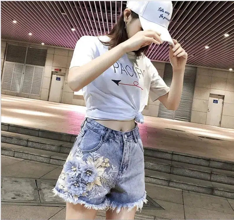 women Jeans Shorts-3