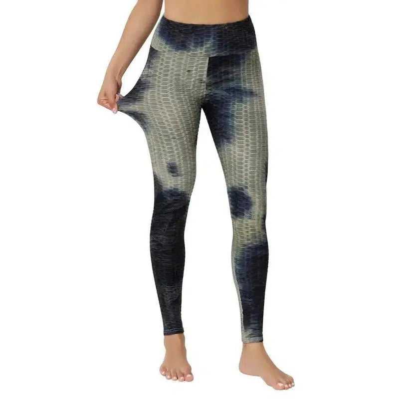 LOVEMI - Lovemi - Yoga Jacquard Tie-Dye Yoga Clothes Bubble Yoga