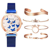 Magnet buckle leisure watch-Blue-17