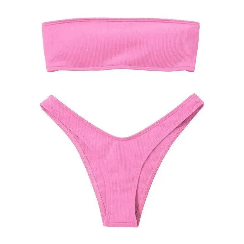 Manufacturers Spot European And American Bikini Swimsuits-Pink-3