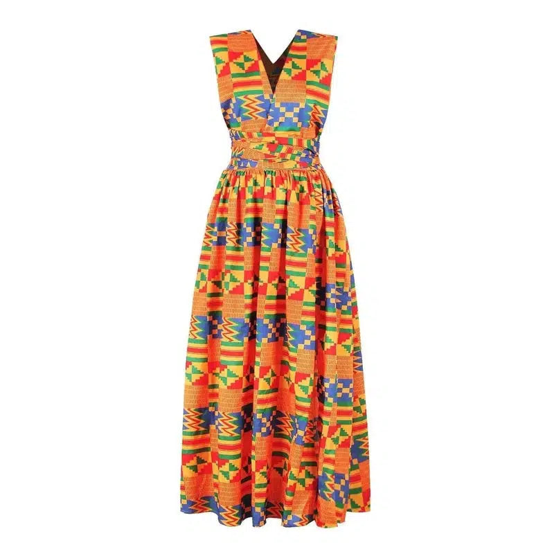 Maxi Dresses-Orange-19