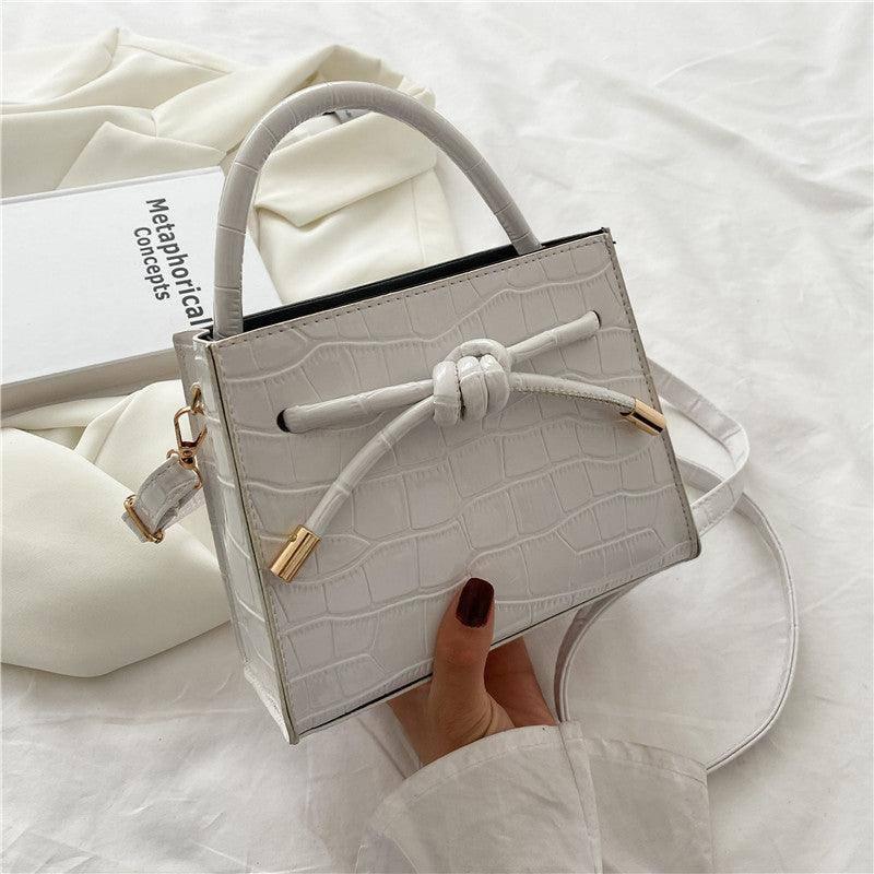 New Korean Style Single Shoulder Messenger Bag Female Mori-White-5