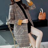 Ol long sleeve loose women's woolen coat-2