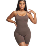 Stylish Corset One Piece for Ultimate Body Shaping-Brown-7