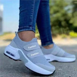 Platform Sneakers Fashion Casual Sports Shoes Women's-Grey-2