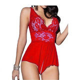 Plus size lingerie-Red-4