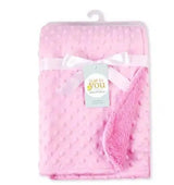 Polar Dot Baby Blanket Blanket born Baby Swaddle Wrap-Pink-5