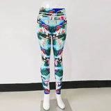 LOVEMI - Lovemi - Printed hip high waist legging yoga pants yoga