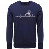 Printed pullover sweater-01Navy Blue-8