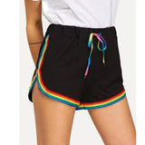 Rainbow Shorts-black-1