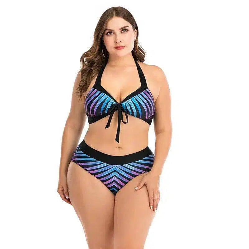 Stylish Big Cup Swimwear for Ultimate Support-A8825-2