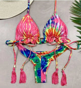 Split Bikini 25 Color Explosive Plus Color Swimsuit-Printing3-2