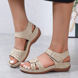 Summer Wedge Roman Sandals-1