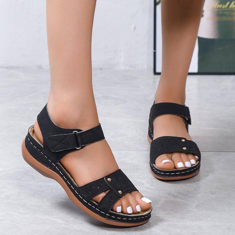 Summer Wedge Roman Sandals-2