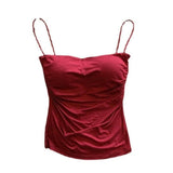 Tank Tops Women With Built In Bra Spaghetti Strap Tanks For-5