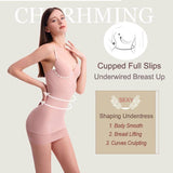 Tight Suspender Dress For Shapewear Slimming Bottoming Skirt-3