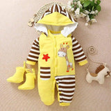 LOVEMI - Warm Thick Baby Jumpsuit born Climb Clothes