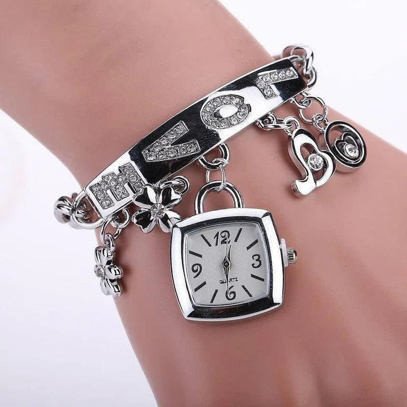 Women's Alloy Bracelet Watch-3