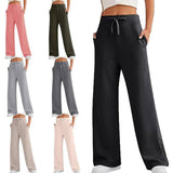 Women's Autumn Leisure Loose Wide-leg Pants-1