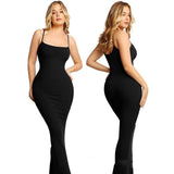 Women's Shapewear Dress Jumpsuit Tummy Tuck Lift Corset Open-3