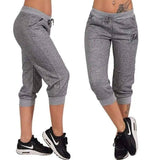 LOVEMI - Lovemi - Women's Loose Casual Sports Pants Solid Color Thin