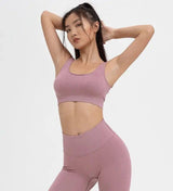 Yoga exercise suit-Light pink-28