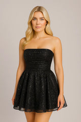 Koronkowa sukienka tuba z kokardą z tyłu, węzeł, moda letnia, srebrny / S