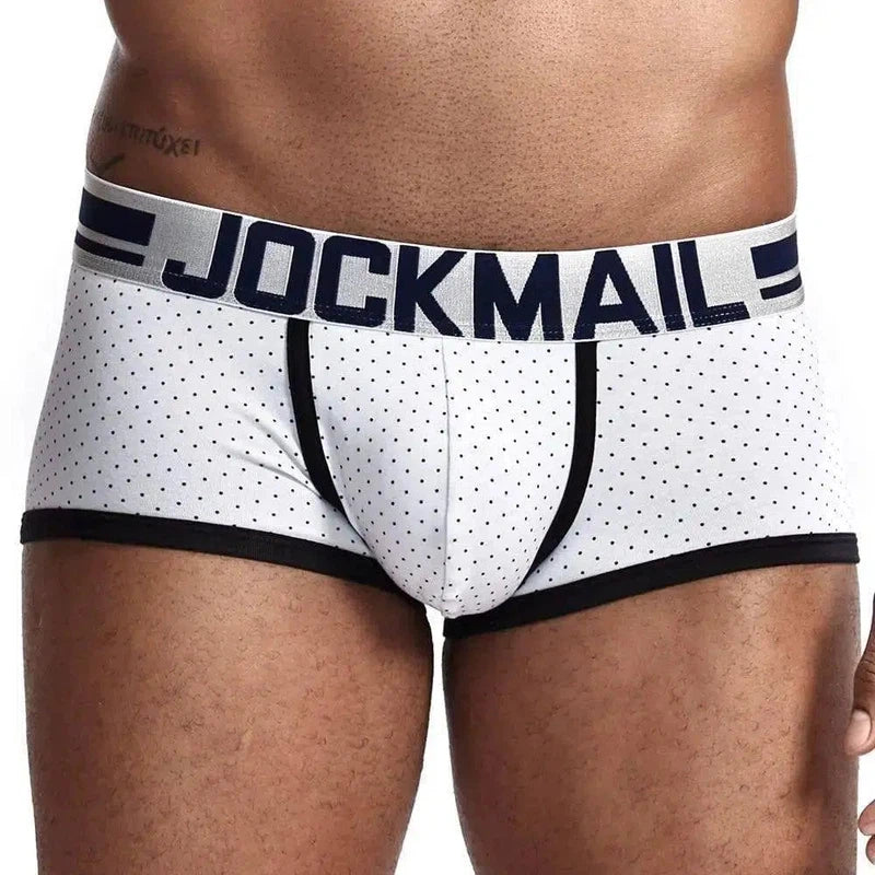 Men's boxer briefs-White-1