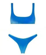 low waist Bikini Bathing Suit-RoyalBlue-7